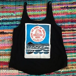 scoop neck vans tank top